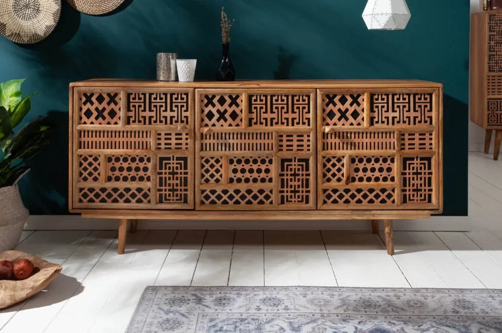 Comoda din Lemn de mango Maro L160xH75cm Marrakesh