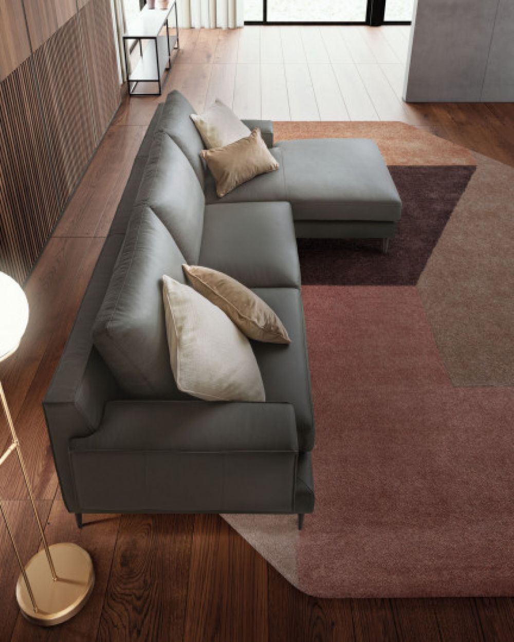 Coltar fix 3 locuri Kennedy stil Modern L274cm