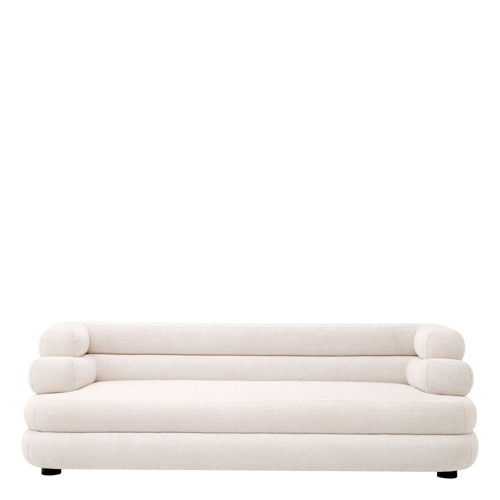 Canapea fixa Malaga S Eichholtz din Stofa Lyssa Alb L220cm
