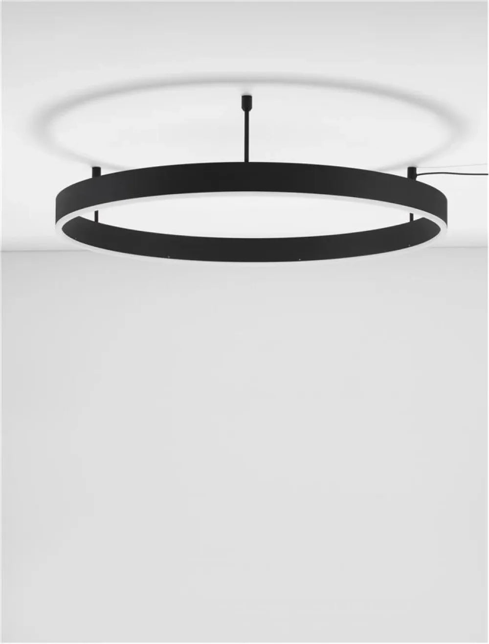 Plafoniera din Aluminiu Negru H18xL80cm IP20 50W 4166lm 3000k MOTIF
