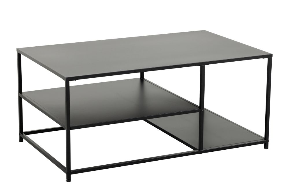 Masuta de cafea Dreptunghiulara din Metal Negru L100xH45cm Dura Steel