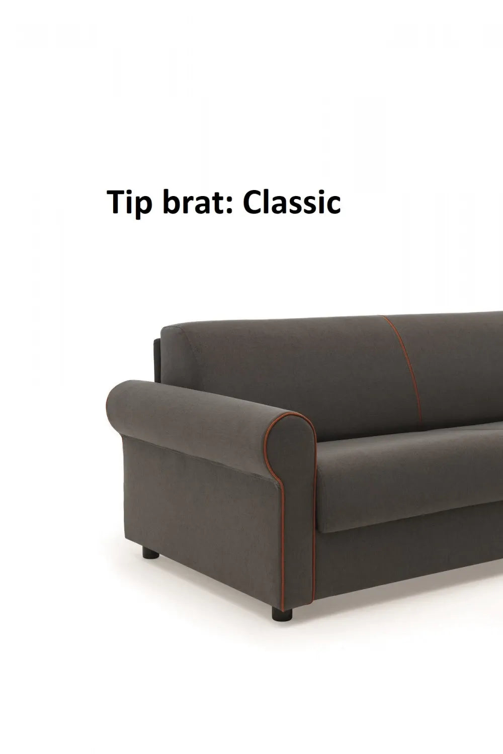 Canapea 3 locuri extensibila cu saltea 140x195cm Madeira