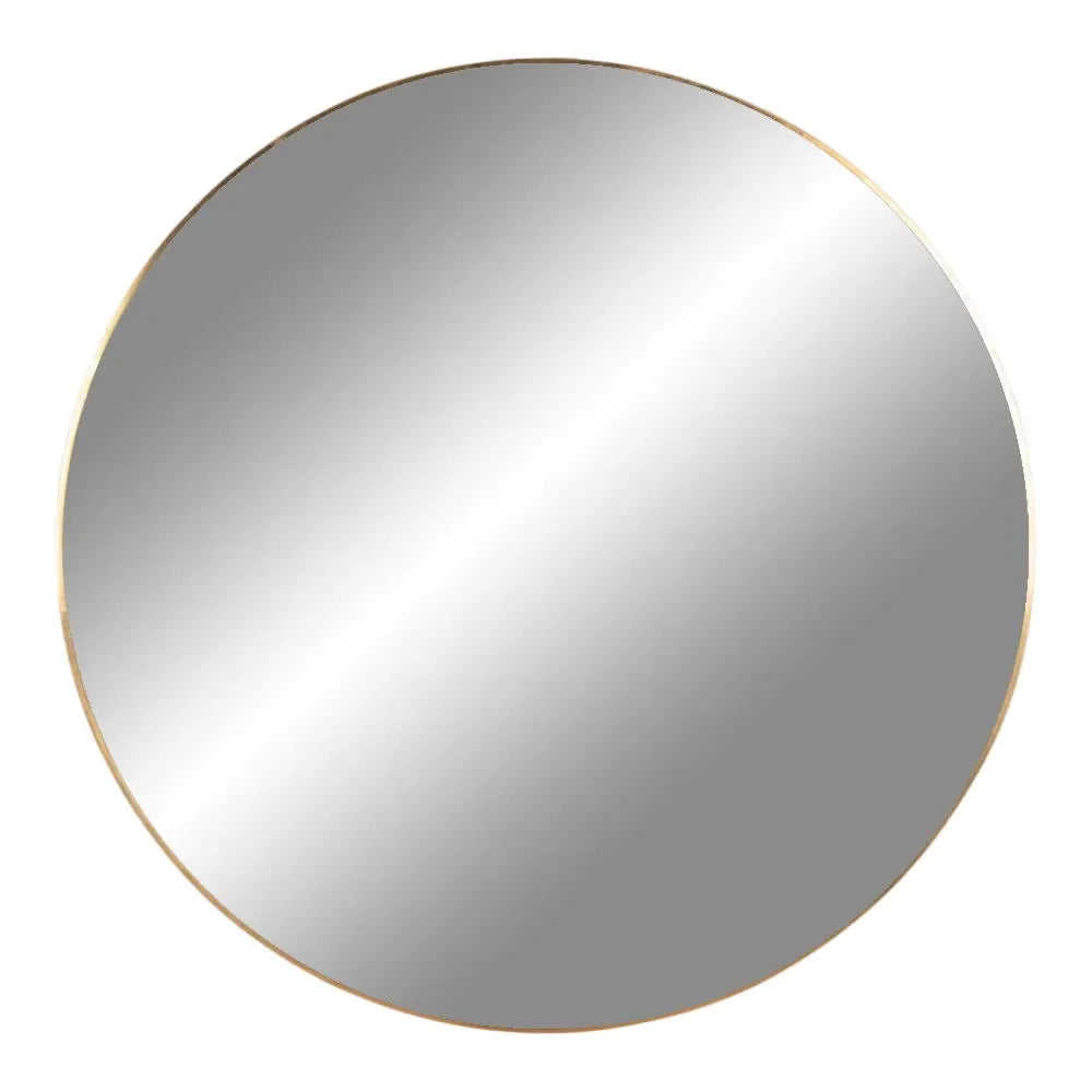 Oglinda cu rama din Metal Alama D100cm Jersey