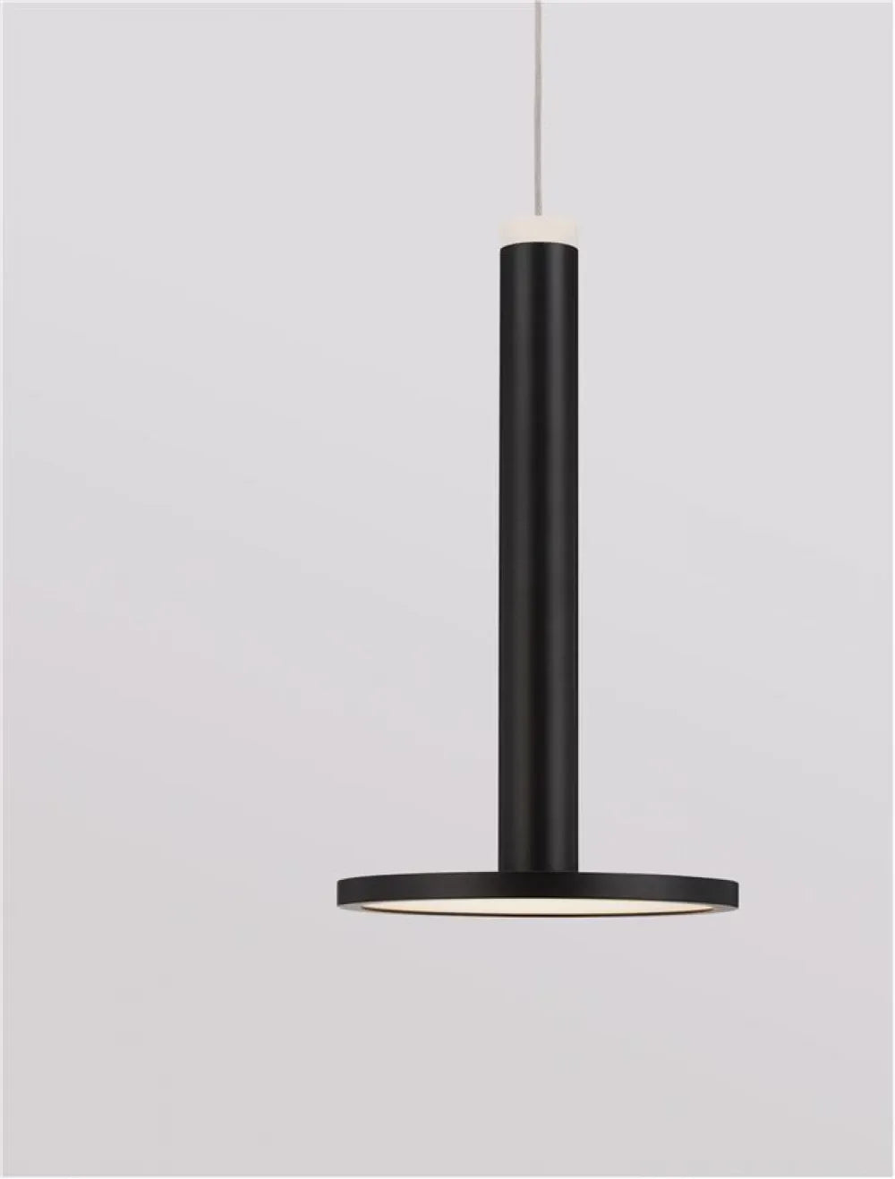 Pendul din Metal Negru H160xL15cm IP20 10W 517lm 3000k PALENCIA