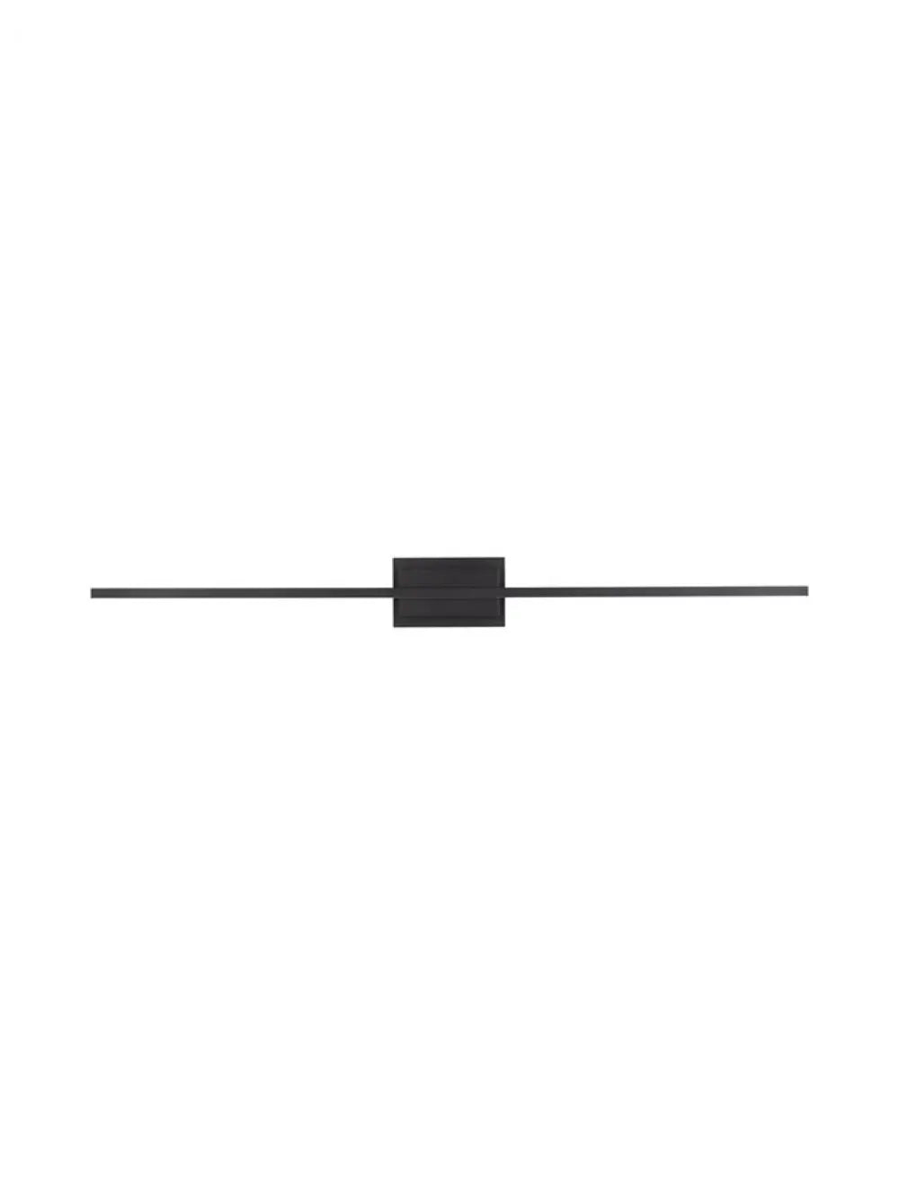 Aplica de perete din Aluminiu Negru H11.8xL120.5cm IP20 28.5W 1350lm 3000k AZURE