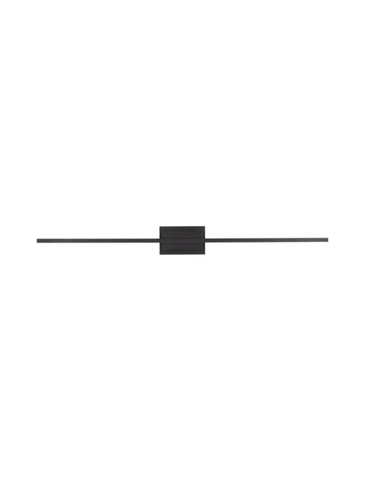 Aplica de perete din Aluminiu Negru H11.8xL120.5cm IP20 28.5W 1350lm 3000k AZURE