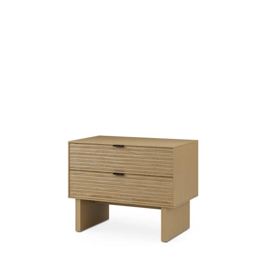 Noptiera cu sertare Tulsa de culoare stejar L60xH49cm