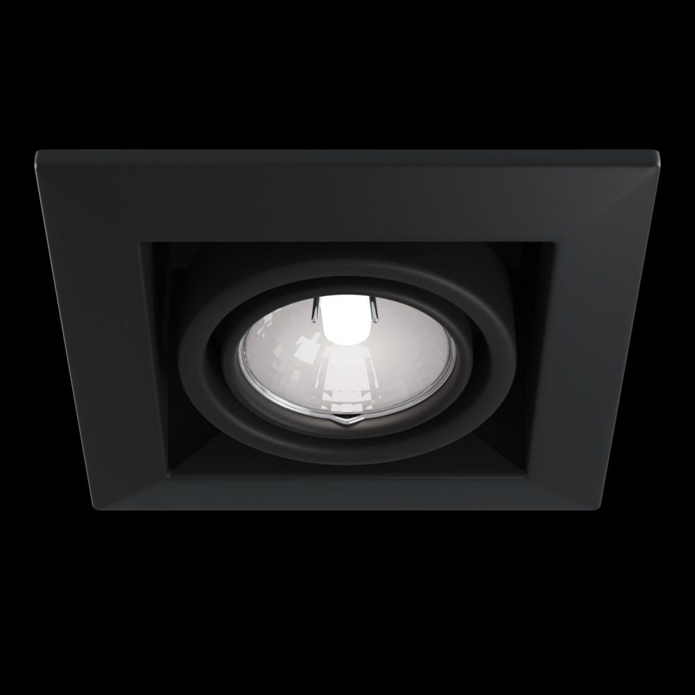 Spot incastra din Metal Negru L13xH8cm Metal Modern