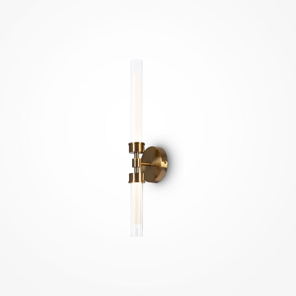 Aplica de perete Metal si Sticla Alama/Transparent L11xH57cm Stelo