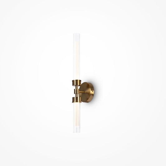 Aplica de perete Metal si Sticla Alama/Transparent L11xH57cm Stelo