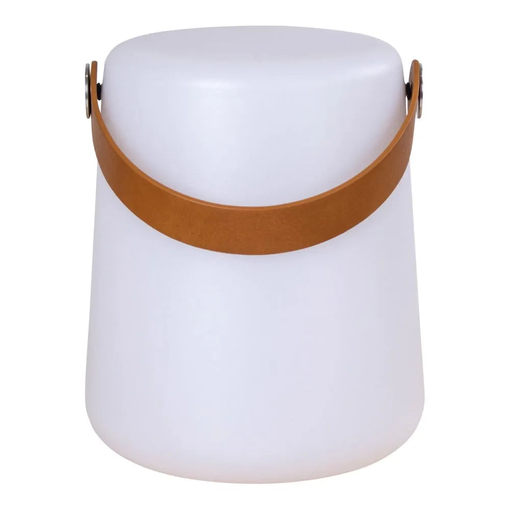 Veioza reincarbabila din Polipropilena Alb H21xD17cm Bristol