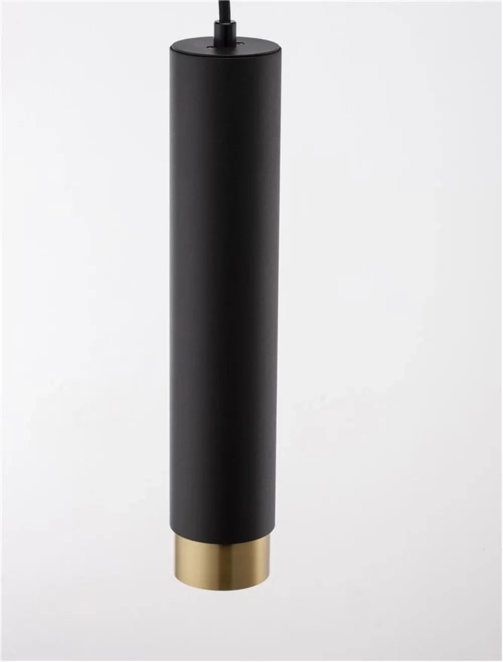Pendul din Aluminiu Negru/Auriu H180xL5.9cm IP20 PONGO