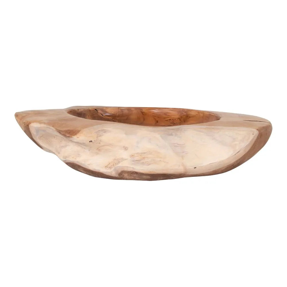 Bol decorativ din Lemn de tec Maro H12xD40cm Rio