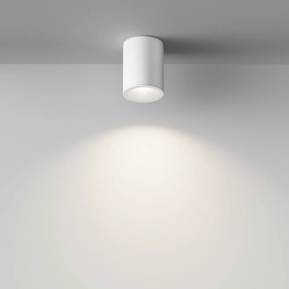 Spot aplicabil din Aluminiu Alb H11.5xD8.5cm IP 65 GU10 50W Zoom