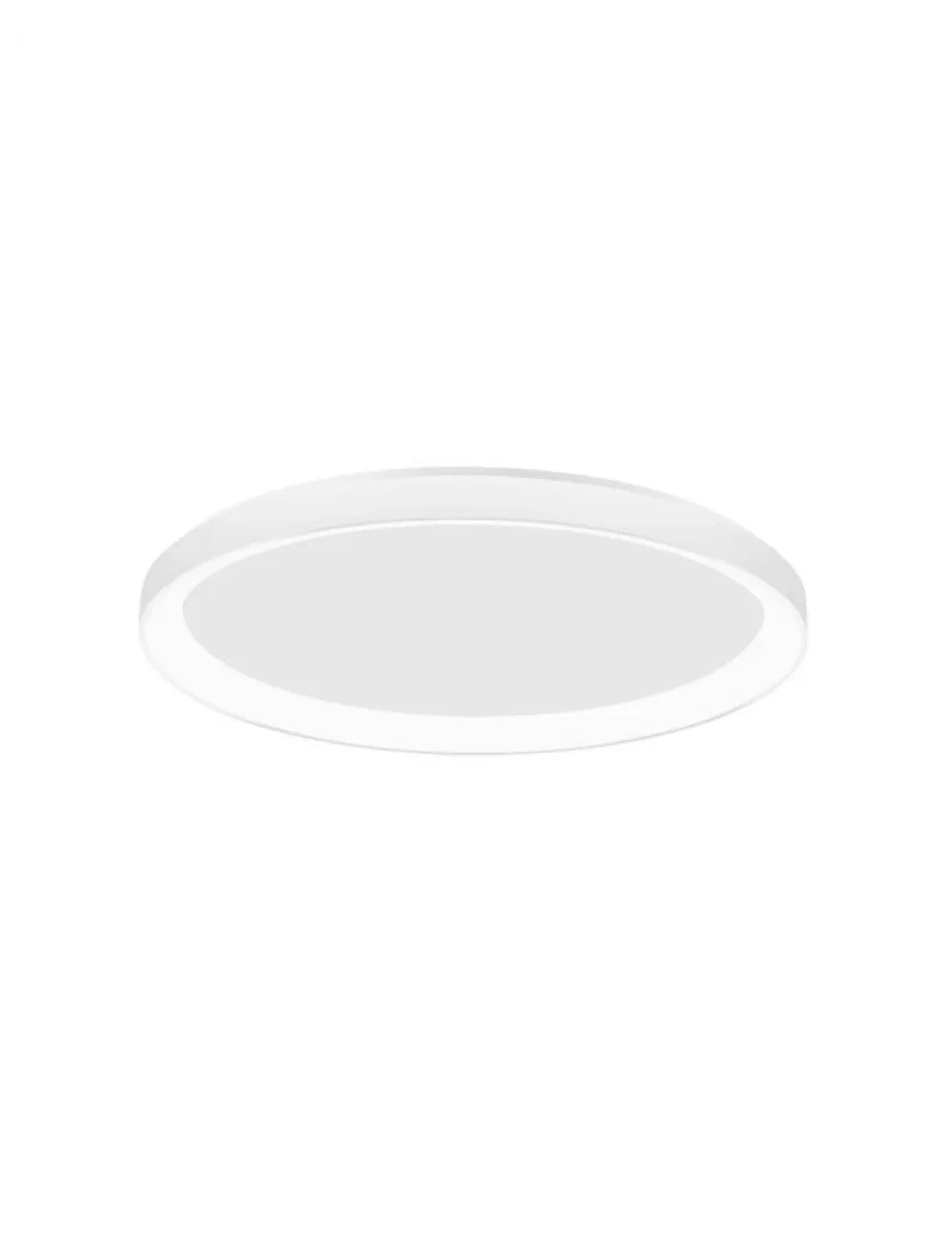 Plafoniera structura din Aluminiu Alb si abajur din Acrilic  H6xL38cm IP20 30W 1785lm 2700k PERTINO