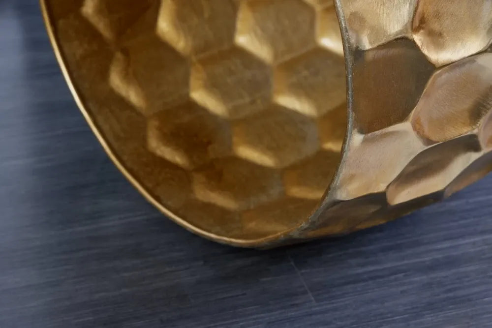 Masuta laterala din Metal Auriu L54xH44cm Organic