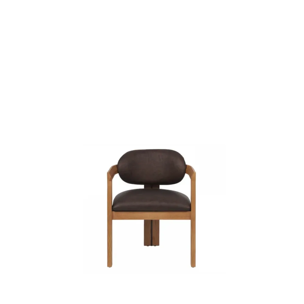 Scaun customizabil L61xA61xH80cm Bordeaux