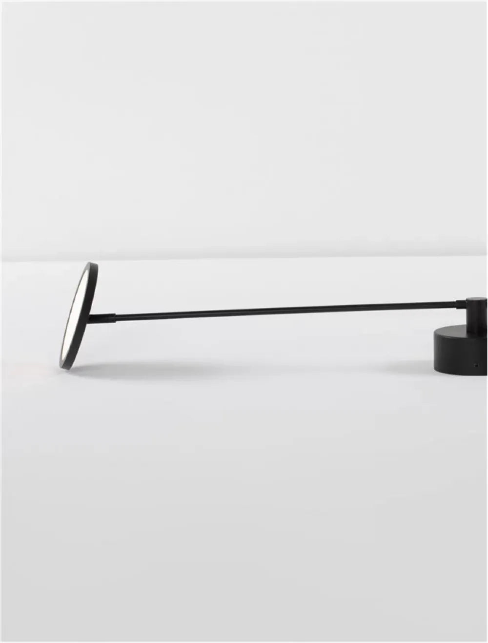 Aplica de perete structura din Metal Negru si abajur din Acrilic Alb H120xL100cm IP20 18W 1781lm 3000k SCOPE