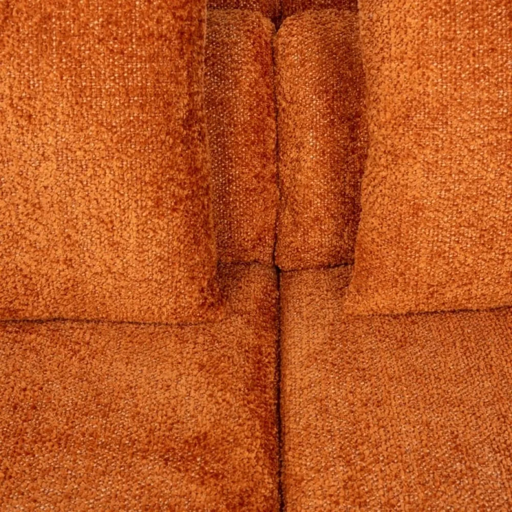 Canapea fixa tapitata cu Stofa Be lovely portocaliu L355cm Rodina Richmond Interiors