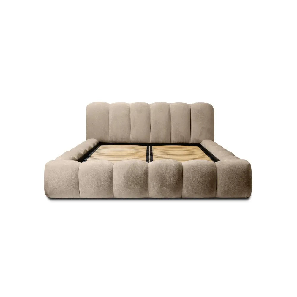 Pat 160x200cm tapitat cu Chenille Bej Dallas