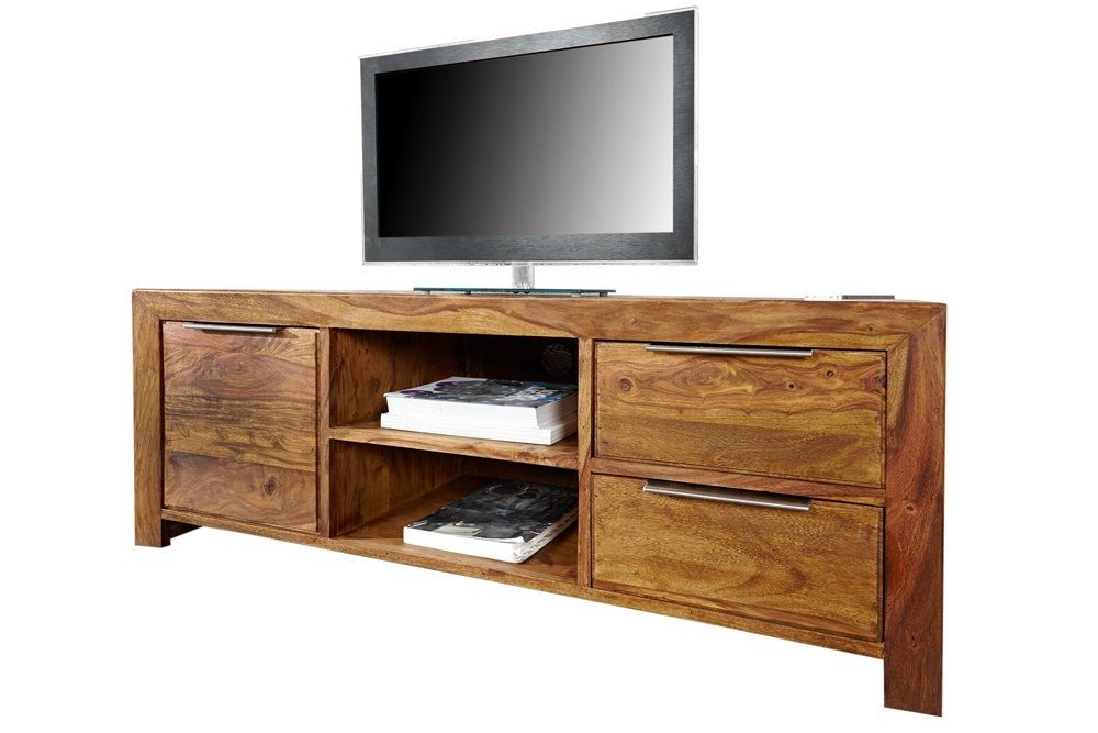 Comoda TV din Lemn masiv de palisandru Maro Lagos L135xH50cm