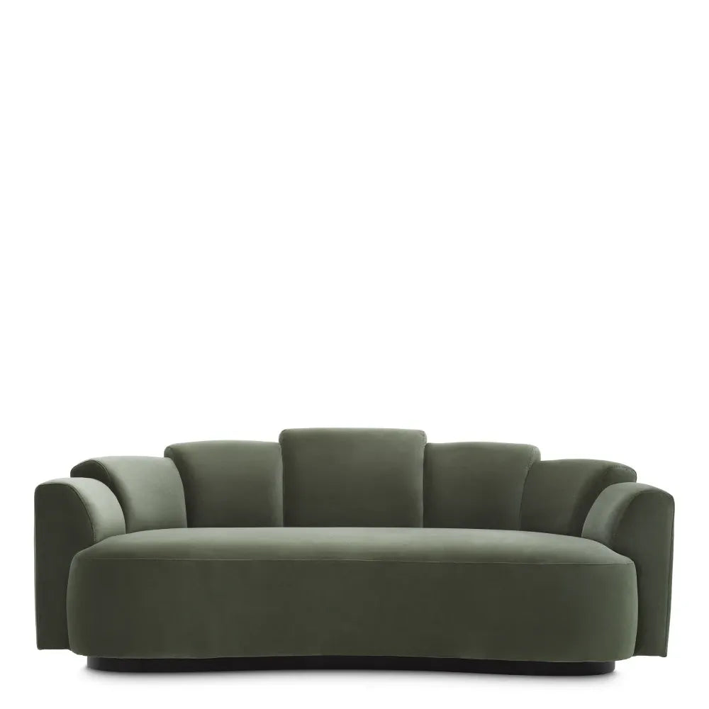 Canapea tapitat cu Catifea Verde L194xA101xH73cm Marbella S Eichholtz