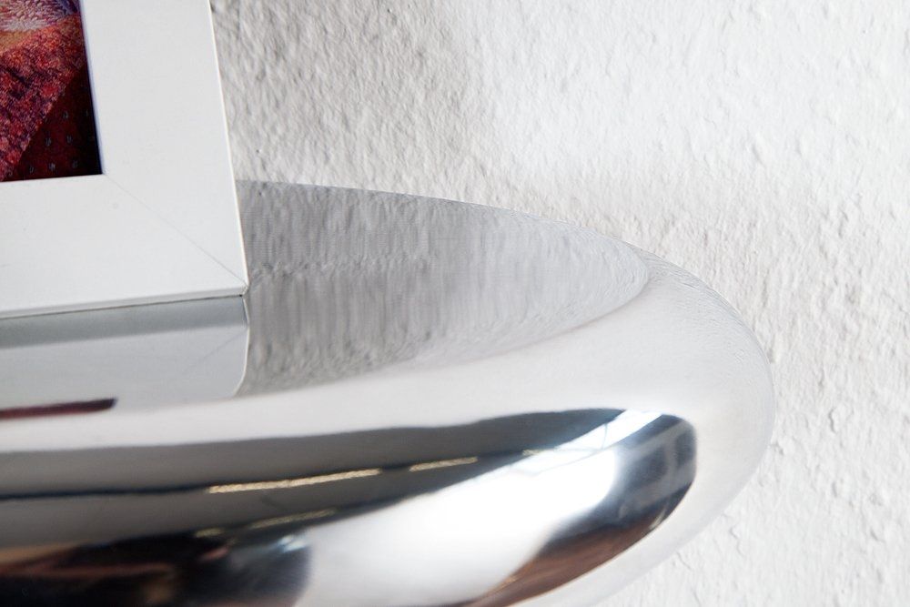 Etajera suspendata din Aluminiu Argintiu Tear L40xH20cm