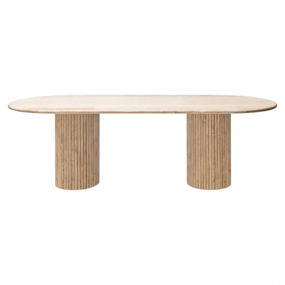 Masa din Travertin Bej L240xH75cm La Cantera Richmond interiors