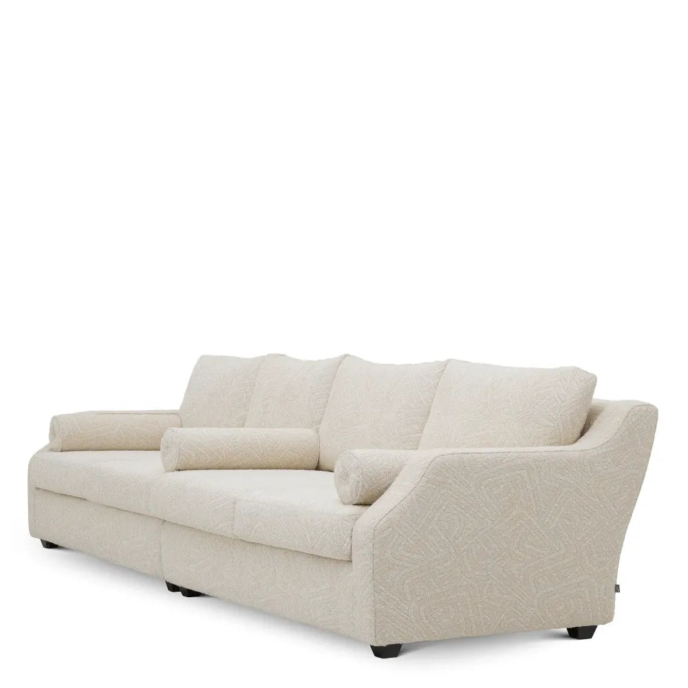 Canapea tapitat cu Stofa Camari Crem L325xA106xH87cm Bellavoir Eichholtz