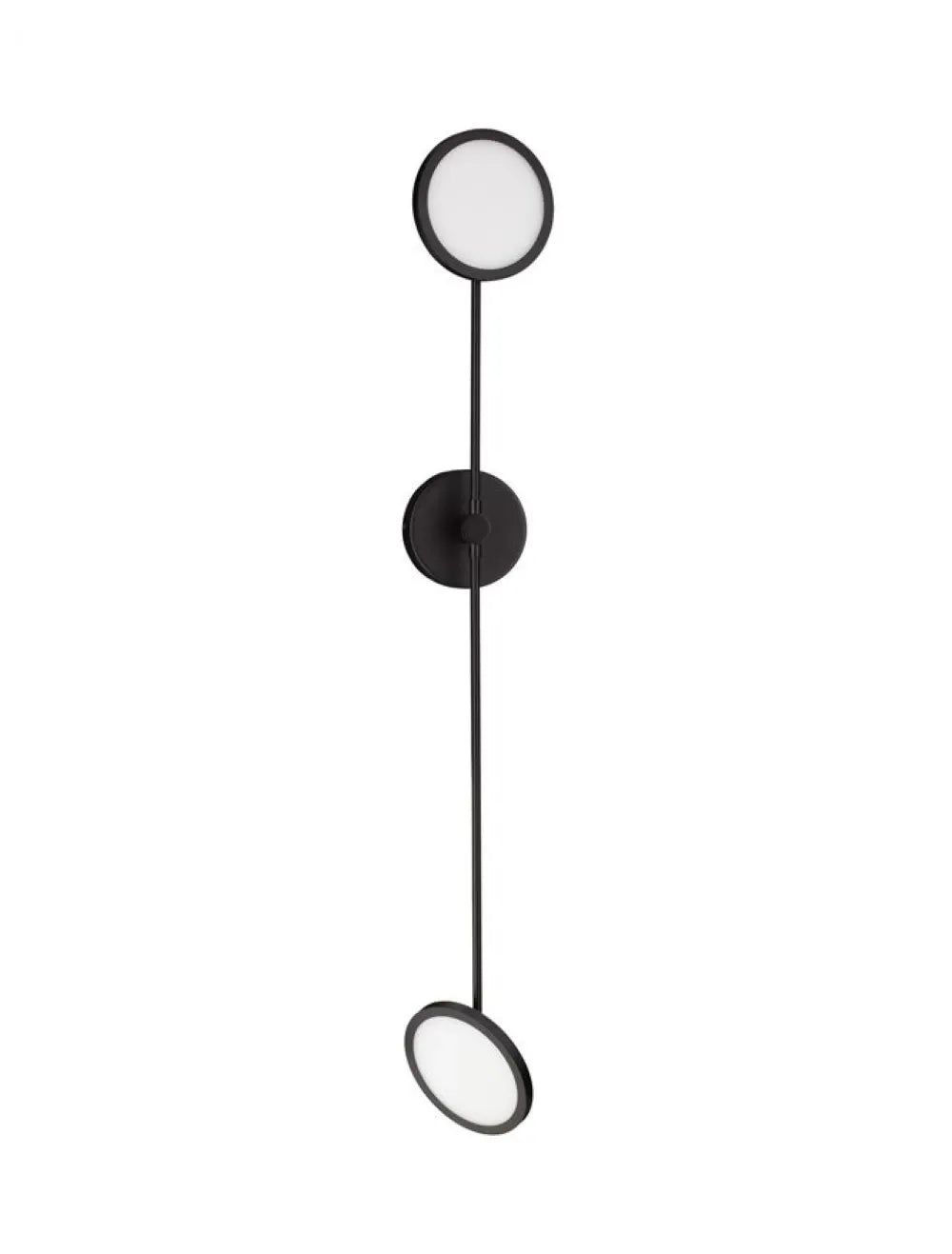 Aplica de perete structura din Metal Negru si abajur din Acrilic Alb H120xL100cm IP20 18W 1781lm 3000k SCOPE