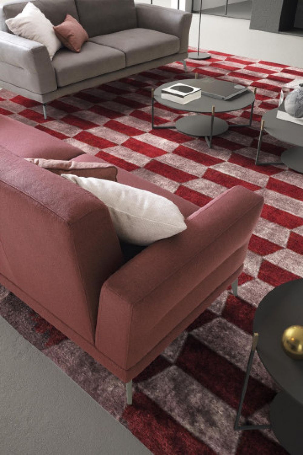Canapea fixa 3 locuri Estate stil Modern L232cm