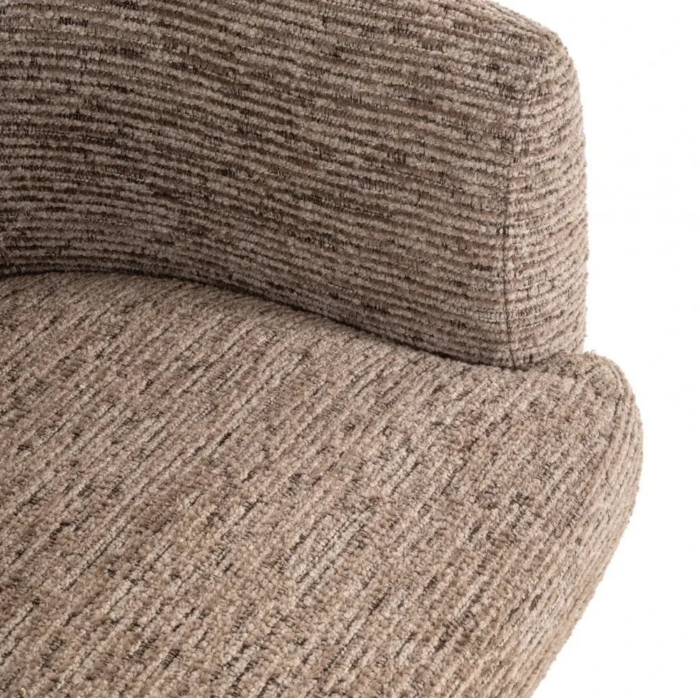 Scaun rotativ tapitat cu Stofa Maro L65xH77cm Quiriro Richmond interiors