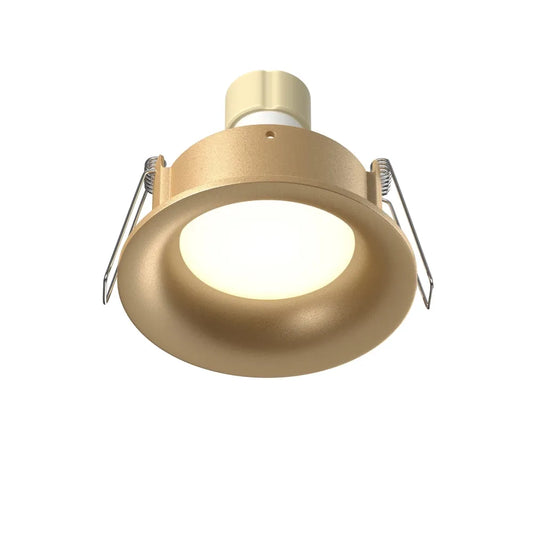 Spot incastrat din Aluminiu Auriu mat H4xD8.5cm 10W Slim