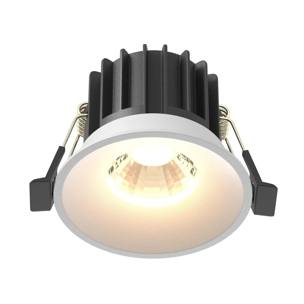 Spot incastrat din Aluminiu Alb H6xD8cm 12W 850lm 3000k Round
