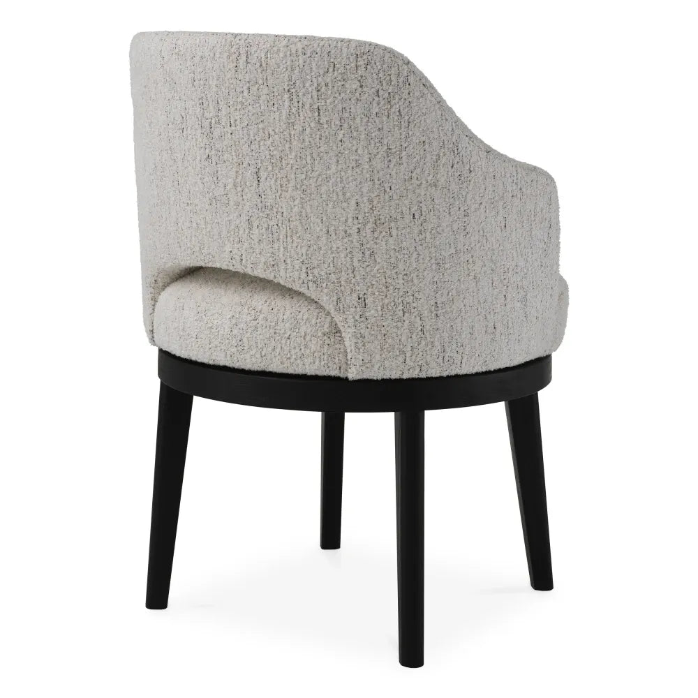 Scaun tapitat cu Stofa Alb L58.5xA60xH82cm Sofia Eichholtz