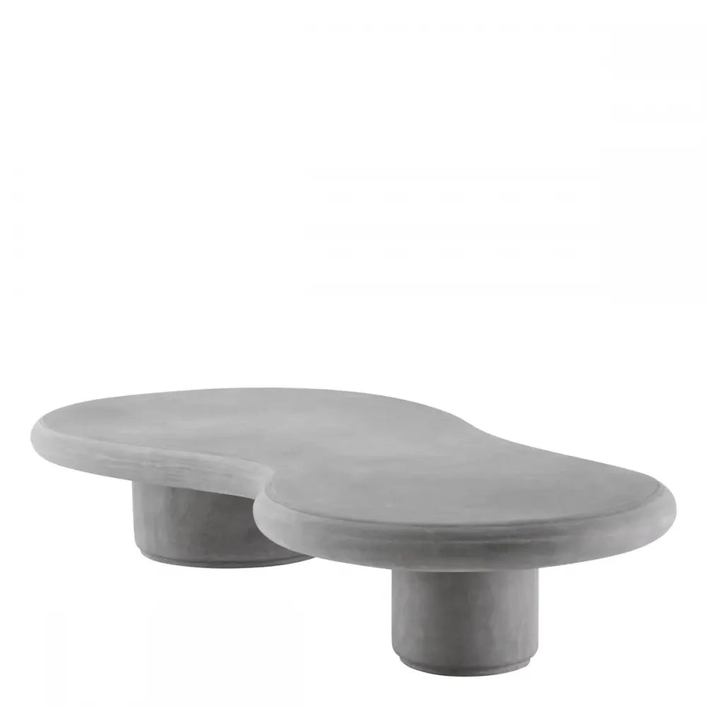 Masuta de cafea pentru exterior din Beton armat cu fibra de sticla Gri H31xL181cm Erato Eichholtz