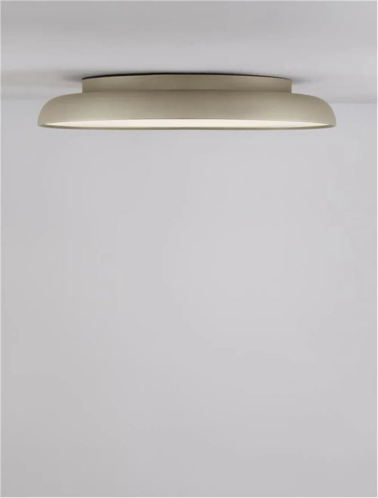 Plafoniera structura din Aluminiu Auriu sampanie si abajur din Acrilic Alb H9xL60cm IP20 50W 3741lm 2700-6000k LINUS