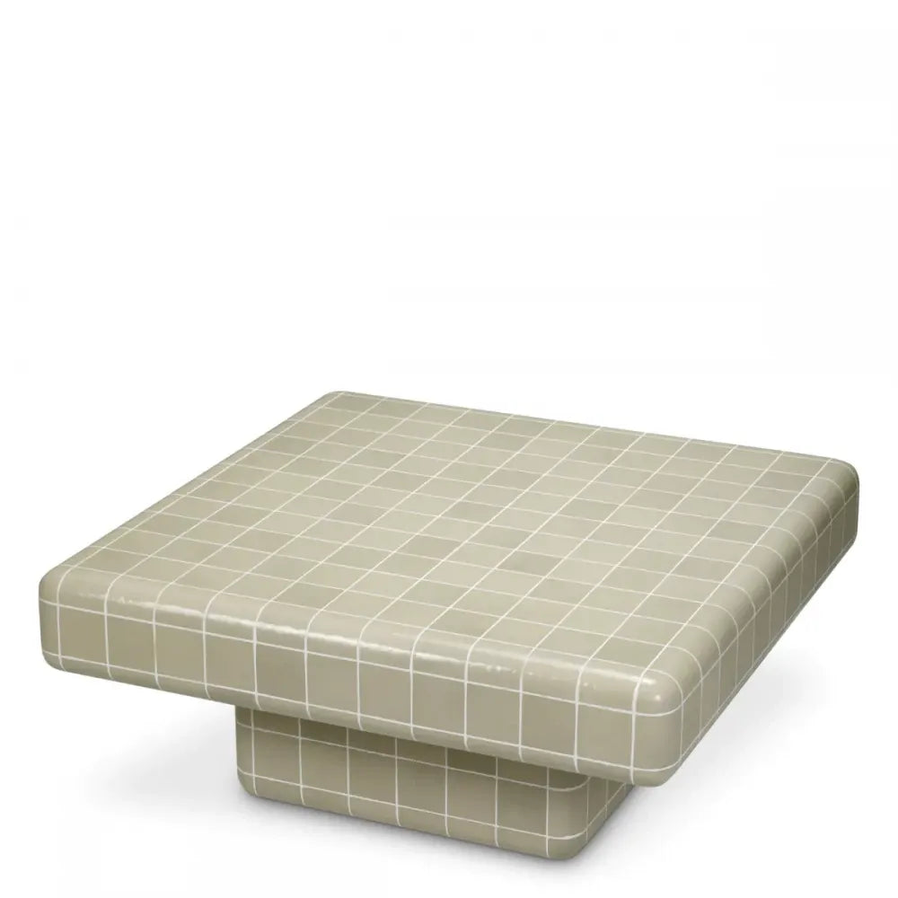 Masuta de cafea pentru exterior din Beton armat cu fibra de sticla Gri H42.5xL98cm Mateo Eichholtz
