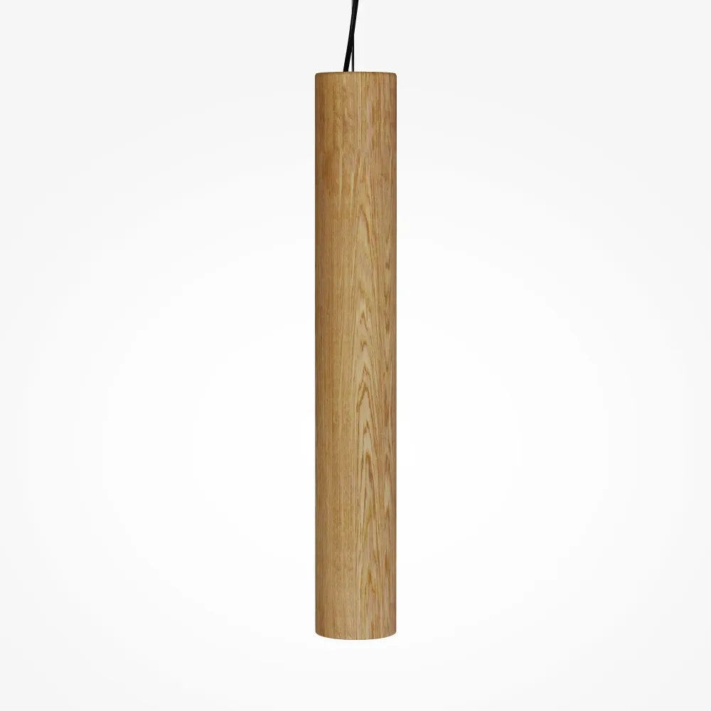 Pendul din Metal Negru si Lemn Bej H342.5xL12cm Basic Texture