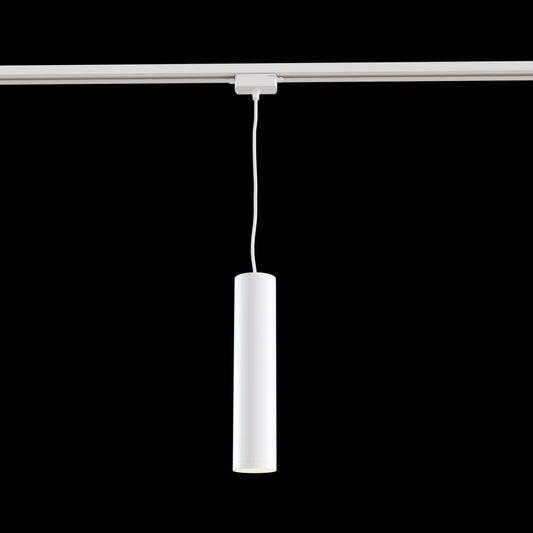 Pendul pentru sina cu inaltime reglabila din Aluminiu Alb D6xH180cm Track lamps