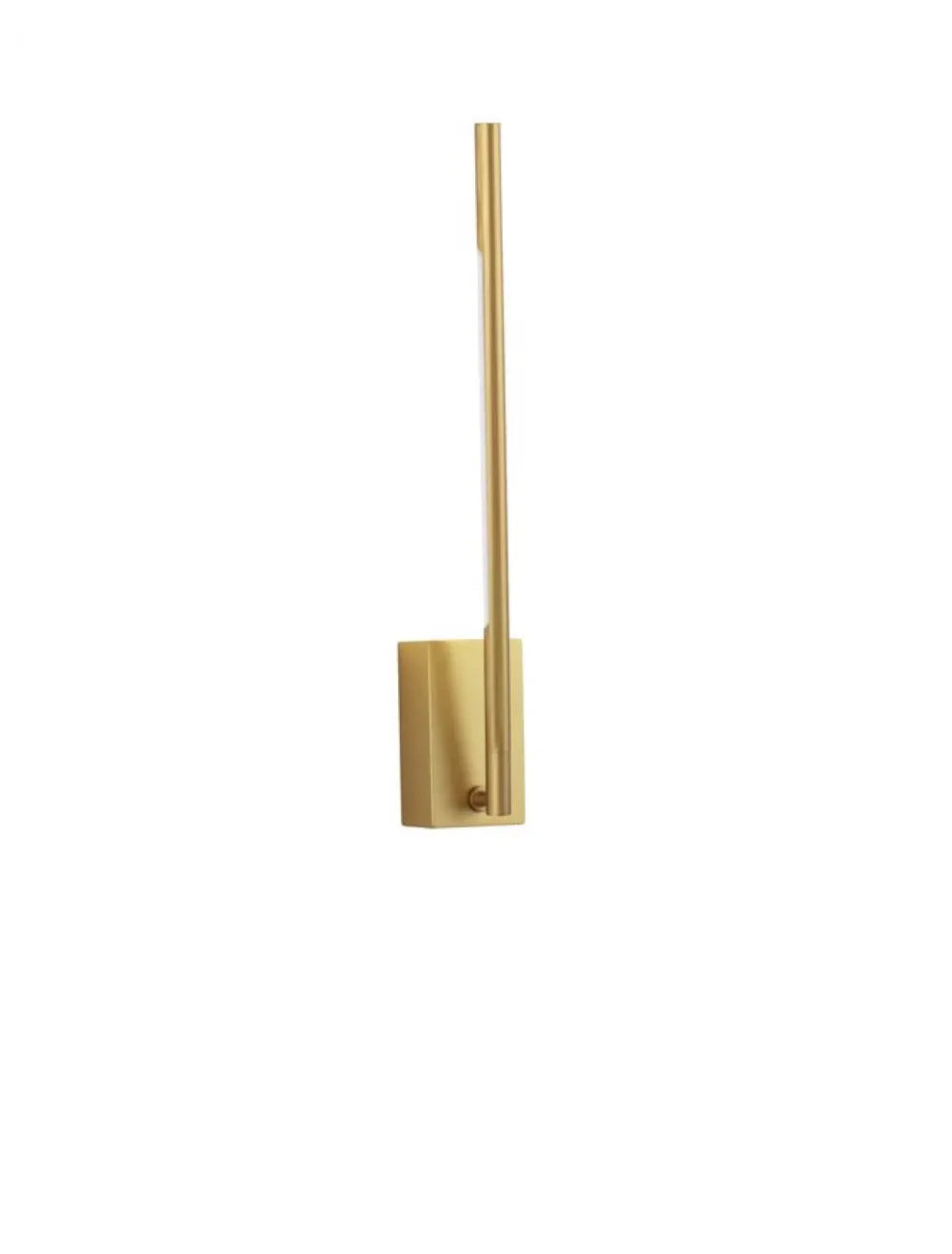 Aplica de perete structura din Metal Auriu si abajur din Acrilic Alb H37xL6cm IP20 6W 426lm 3000k RACCIO