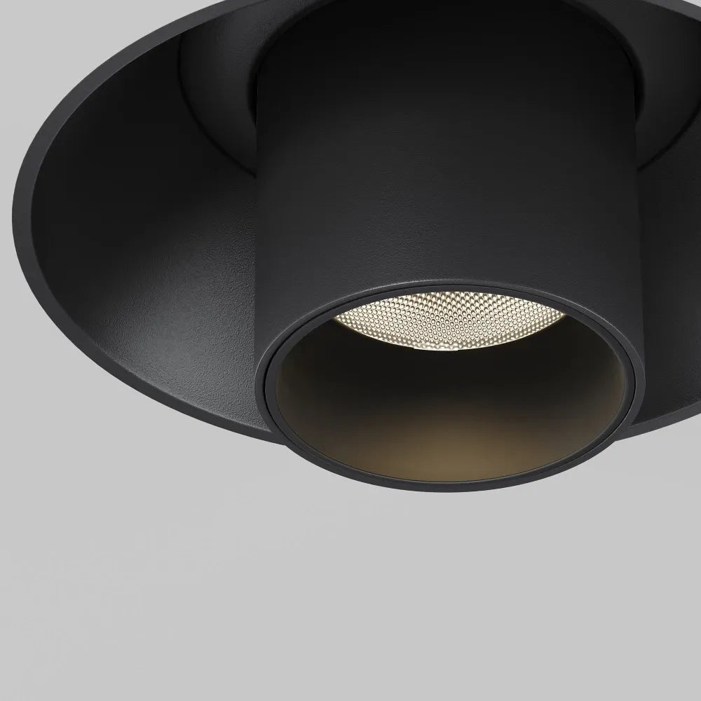 Spot incastrat din Aluminiu Negru H31.6xD3cm 7W 460lm 3000k Focus T
