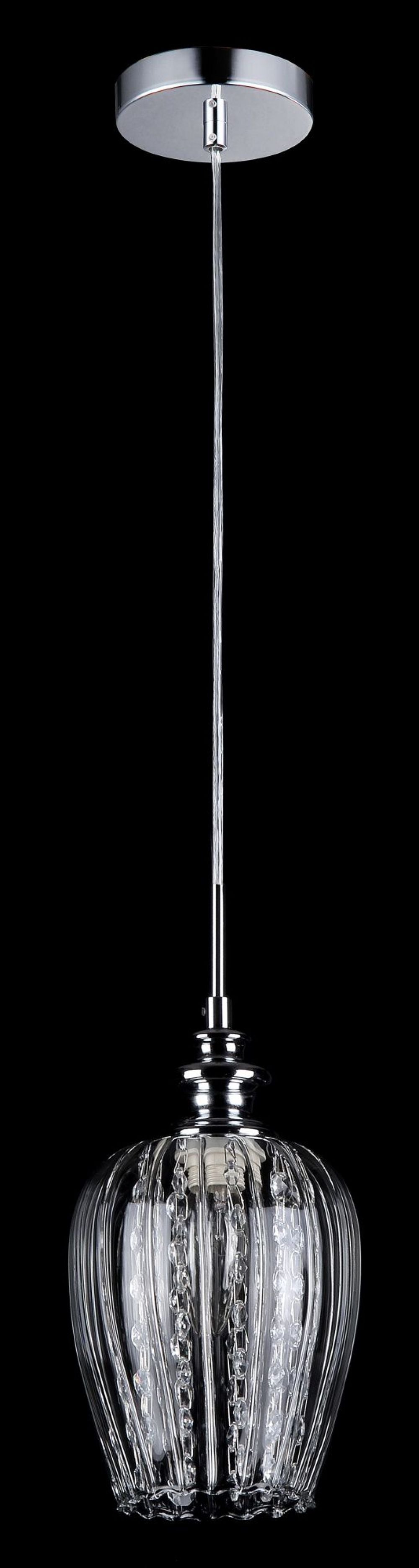 Pendul cu inaltime reglabila din Sticla Transparent D14xH100cm Blues
