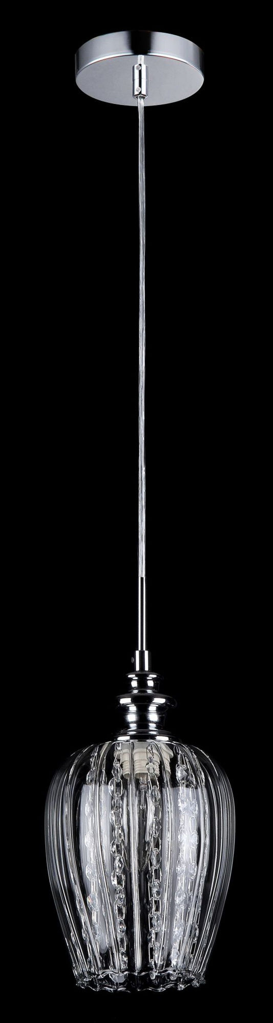Pendul cu inaltime reglabila din Sticla Transparent D14xH100cm Blues