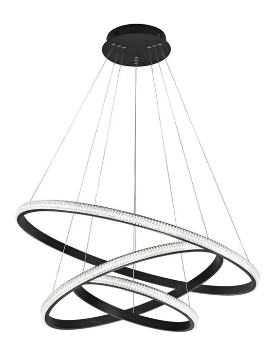 Lustra din Aluminiu Negru H120xL78cm IP20 62W 3586lm 3000k NAGER