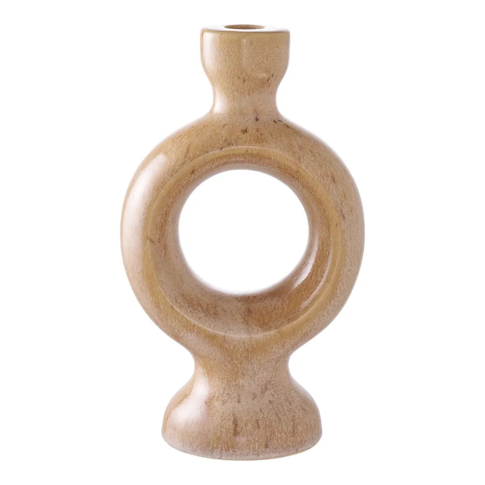 Suport lumanare din Ceramica Maro H23.5xL13.5cm HN0917
