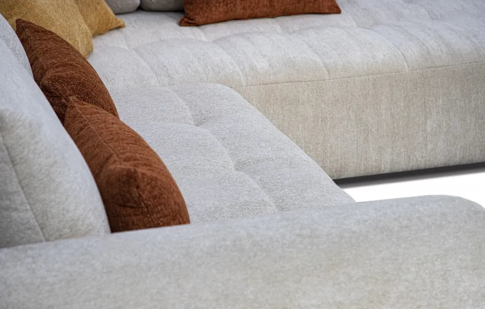 Coltar extensibil personalizabil in forma de L 291cm Trezzo