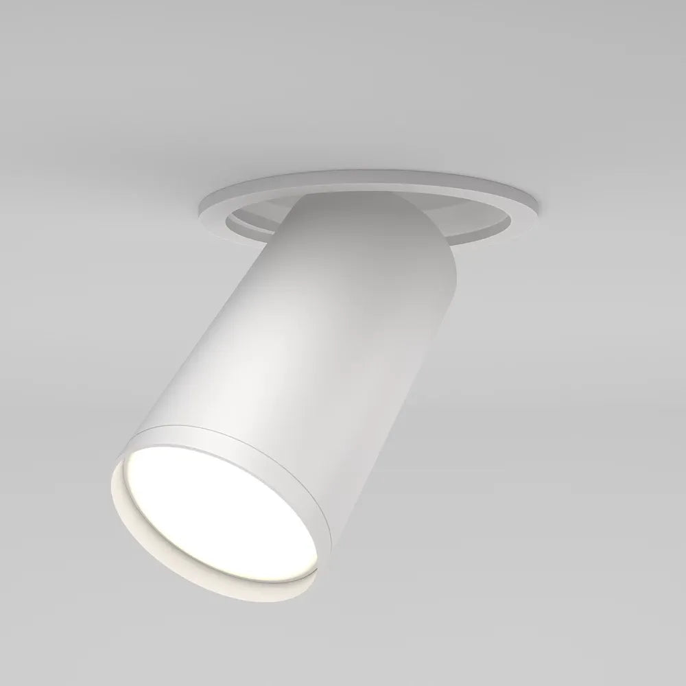 Spot incastrat din Aluminiu Alb H12xD5cm IP 20 GU10 10W FOCUS S