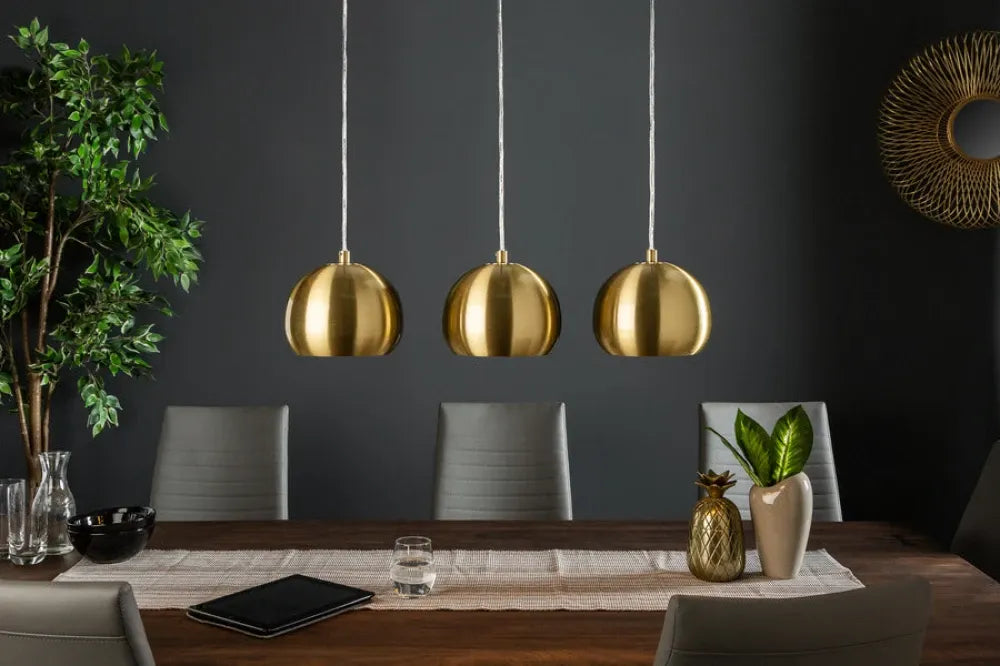 Lustra din Metal Auriu L65xH128cm GOLDEN BALL