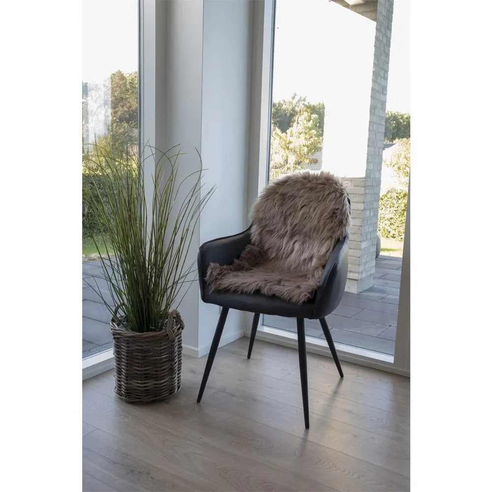 Blanita sintetica decorativa Maro deschis 85x50cm Lambskin Artificial